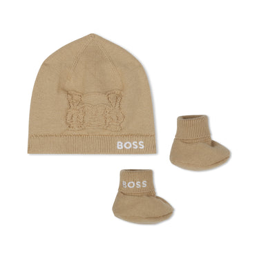 BOSS set de gorro con zapatitos para bebe Coookie